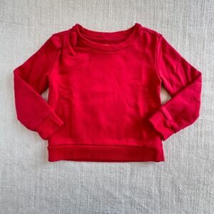 Vineyard Vines Red Bow Shoulder Sweatshirt EUC 4T